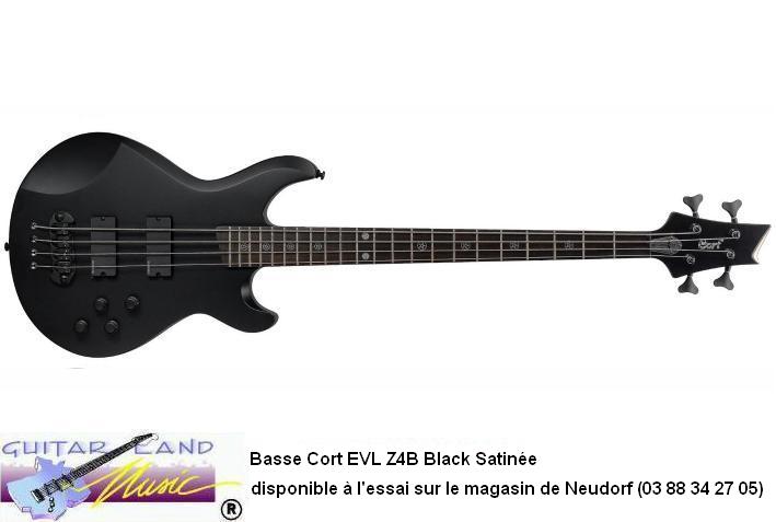 Basse Cort EVL Z4B Noir Satin